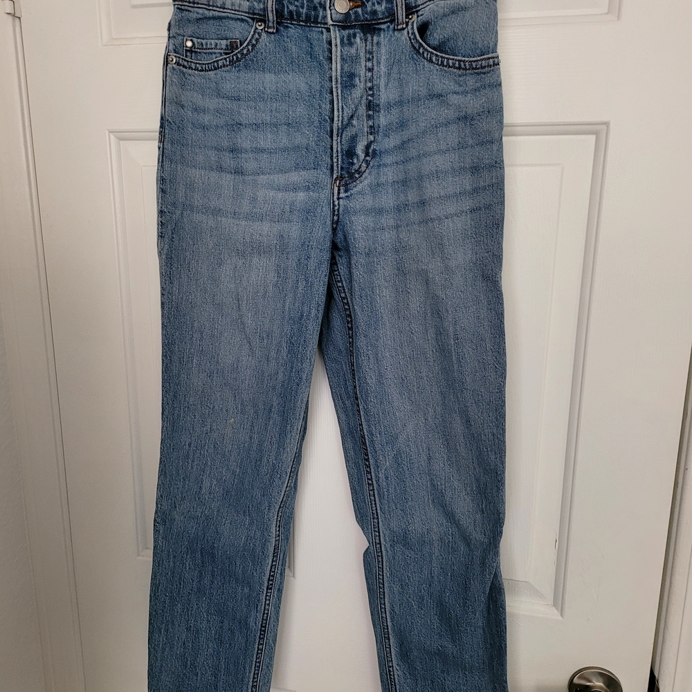 H&M Light Blue Straight Jeans
